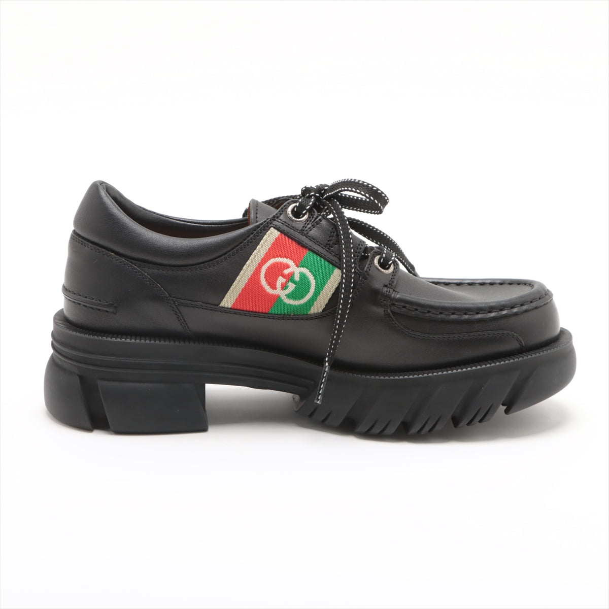 Gucci 5 Leather Shoes 663369 Interlocg G Interlocking G Gucci
