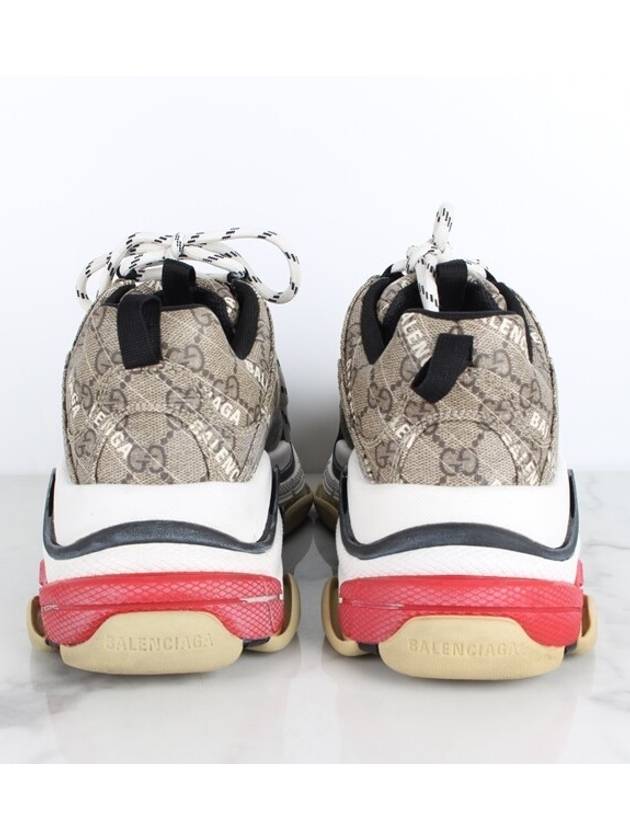 Luxury Balenciaga Gucci Hacker Triple S Ebony 40 250