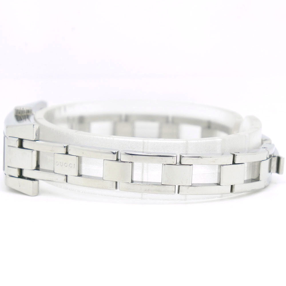 GUCCI Watches Quartz 110 Stainless Steel pink 3P diamond Pink shell dial Women Used