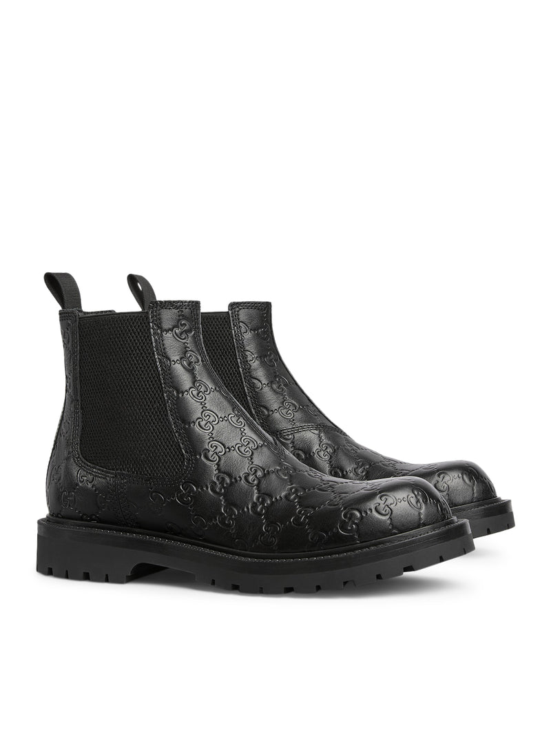 Gucci Men Men`S Boot With Web Detail
