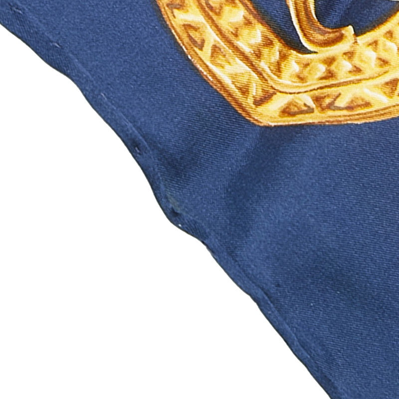 Chanel Cocomark carf Navi Multicolor Silk Chanel