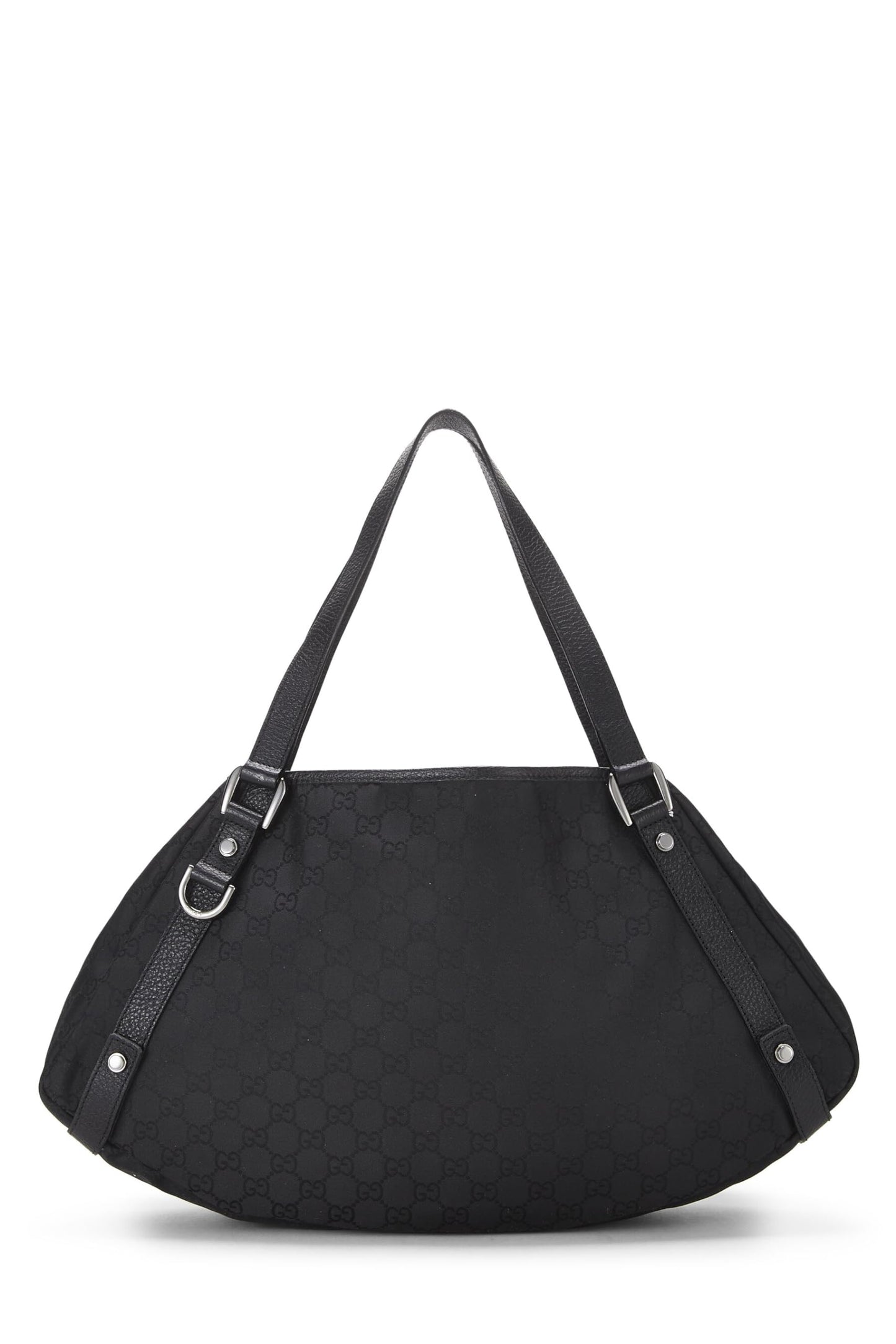 Gucci, Black Original GG Nylon Abbey Tote, Black