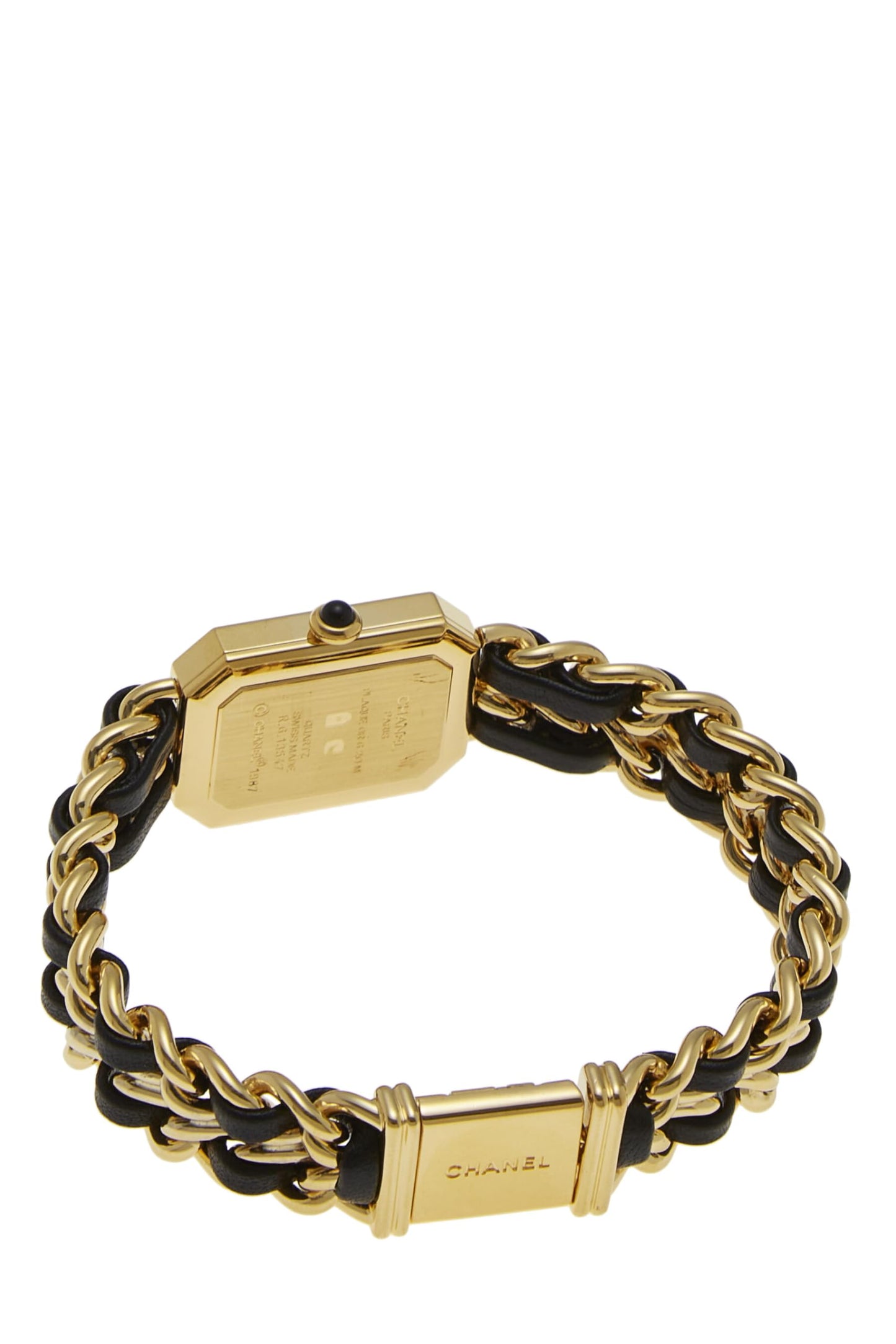 Chanel, Black & Gold Premiere Watch Large, Black