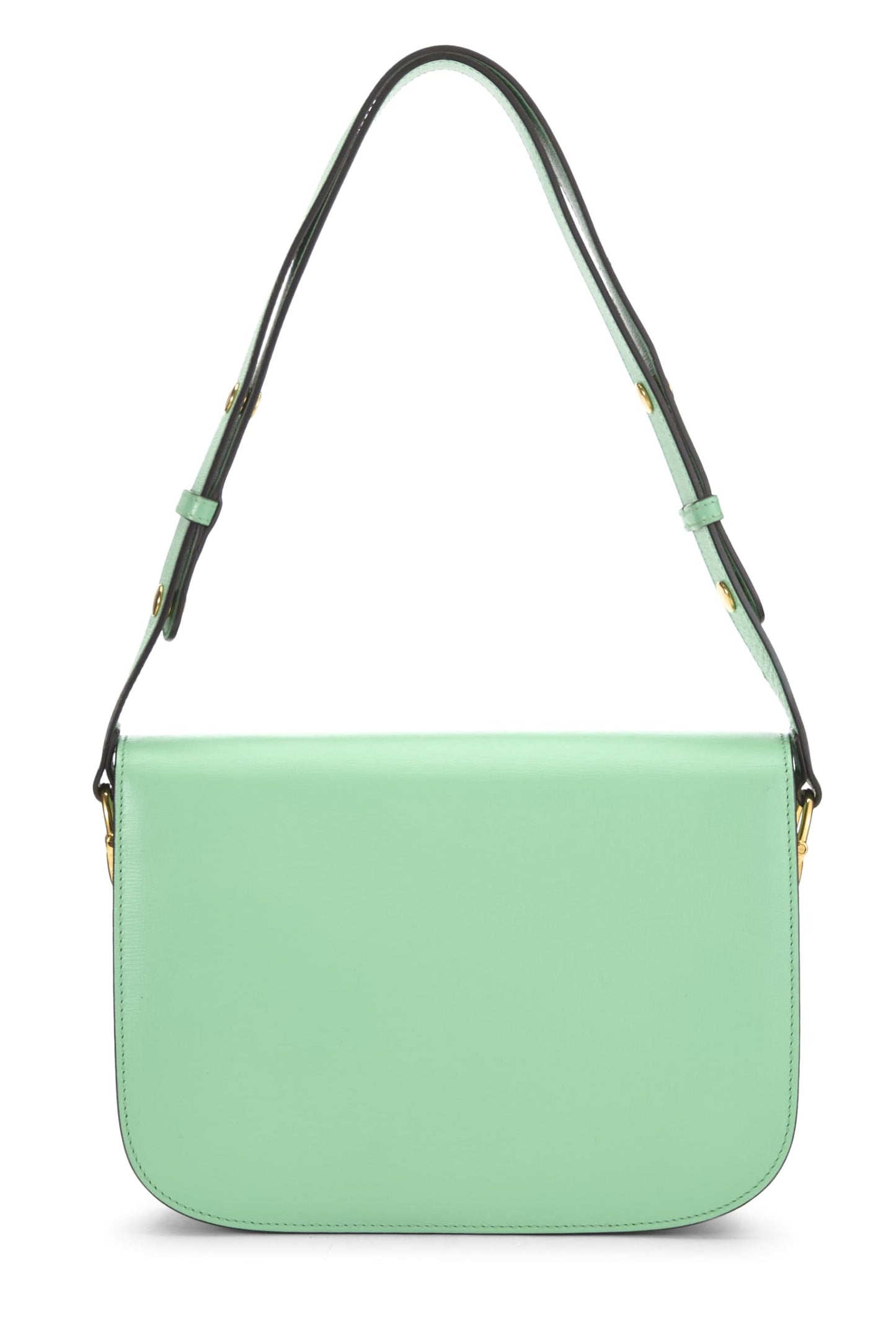 Gucci, Green Leather 1995 Horsbit Shoulder Bag, Green