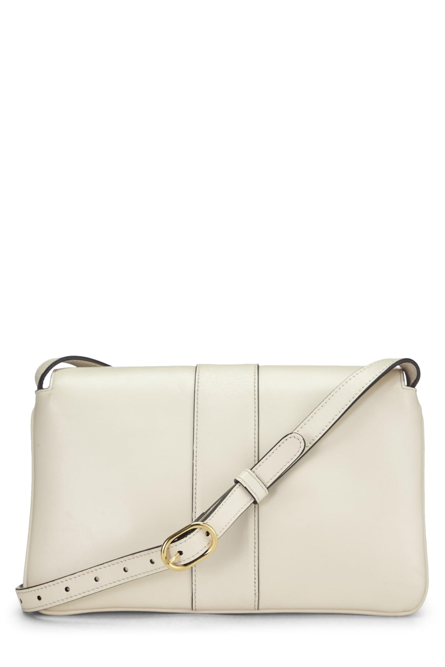 Gucci, White Leather Arli Shoulder Bag Small, White