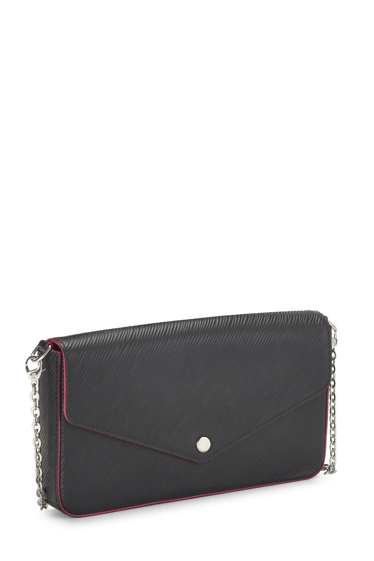 Louis Vuitton, Black Epi Pochette Felicie, Black