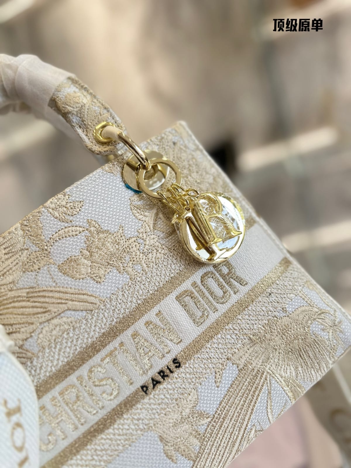 Christian Dior Medium Lady D-Lite Handbag ( Lushentic Version)