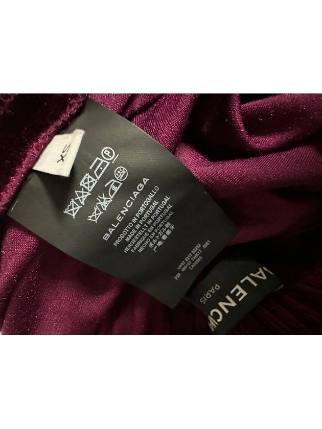 Luxury Balenciaga Lenciaga velor pants 26 29