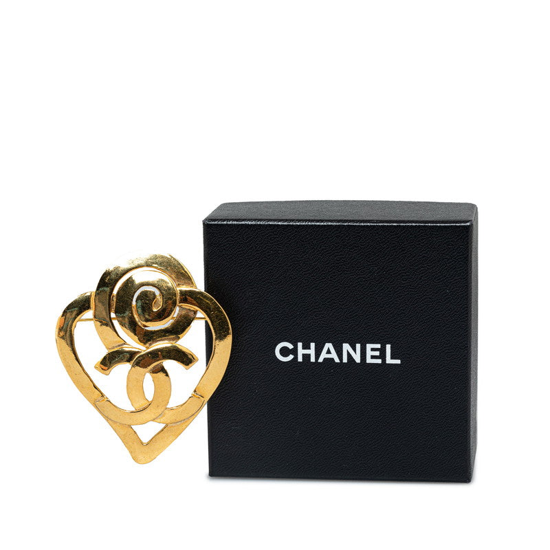 Chanel Vintage Coco Big Heart Torch Brochure G Chanel