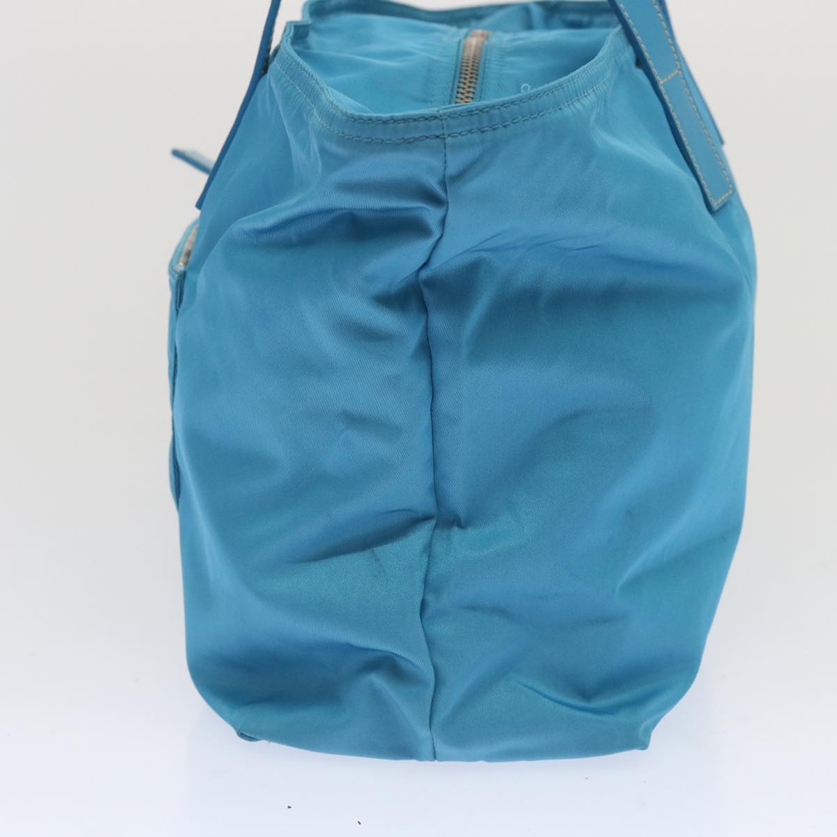 PRADA Tote Bag Nylon Light Blue Auth 67419