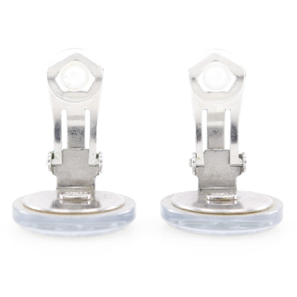 Chanel Chanel Coco Earring 2000 Silver 00A 5.8g COCO Mark