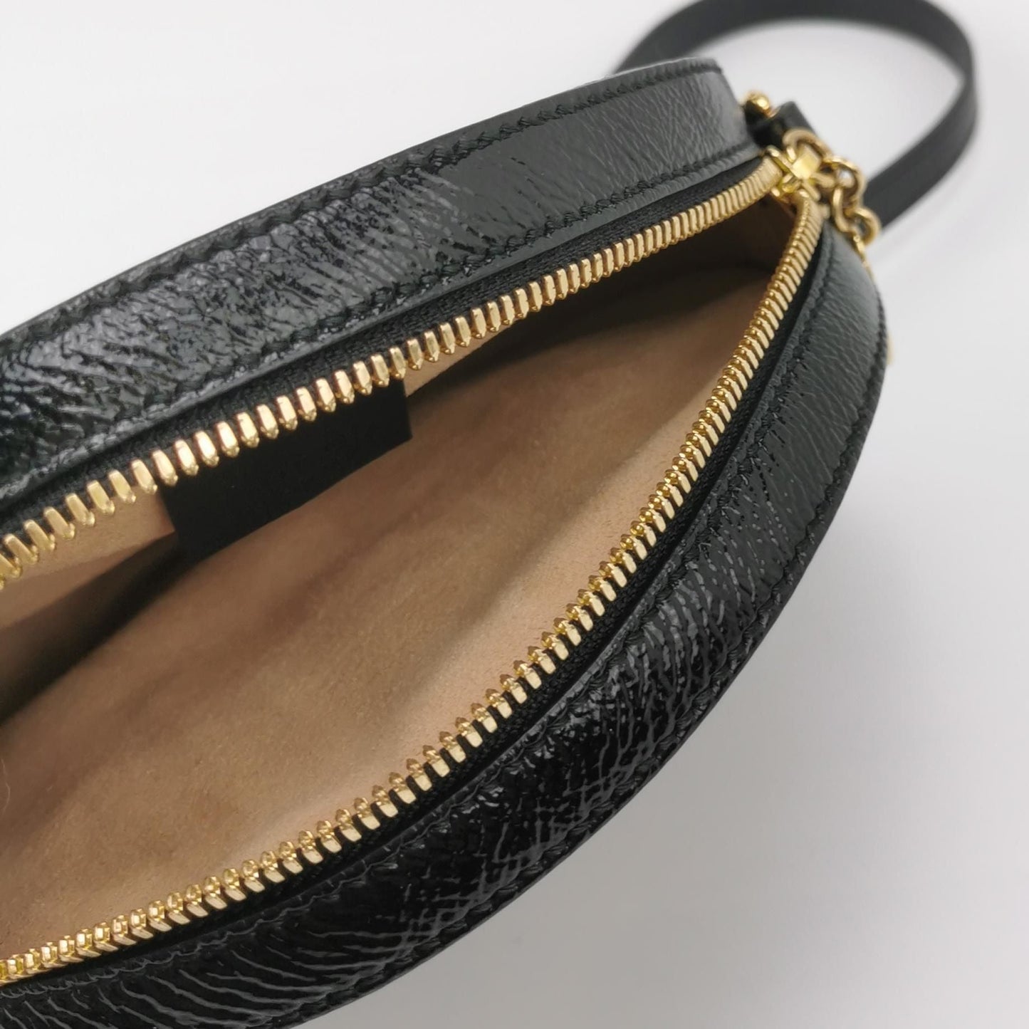 Gucci Ophidia Mini Leather Suede Contrast Stripe GG Crossbody Shoulder Bag