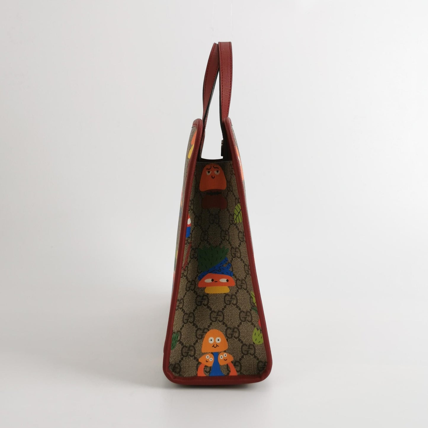 Gucci Leather Cartoon Pattern GG Monogram Kids Handbag