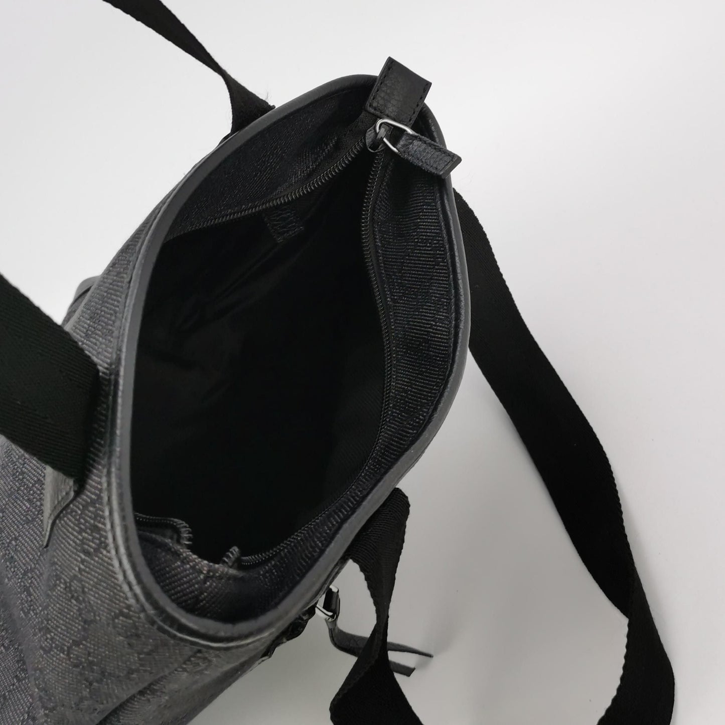 Gucci GG Canvas and Leather Shoulder Bag
