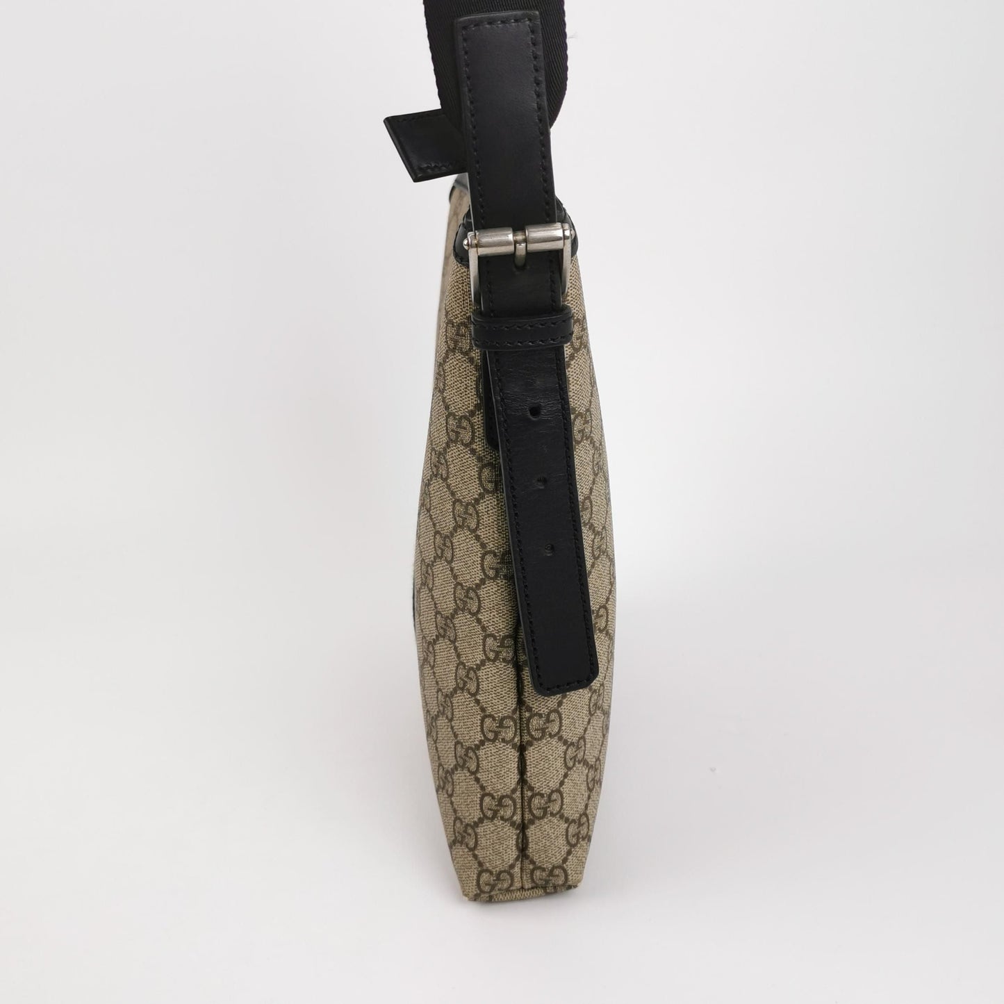Gucci Ophidia Leather GG Canvas Crossbody Shoulder Bag