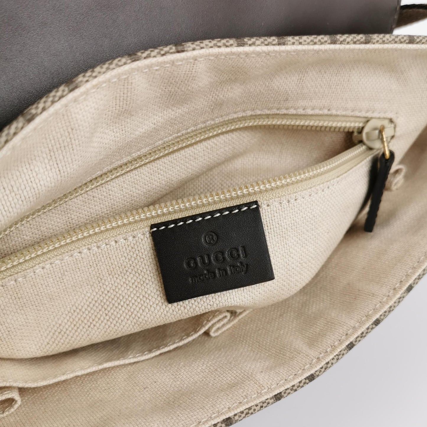 Gucci GG Monogram Leather Crossbody Bag