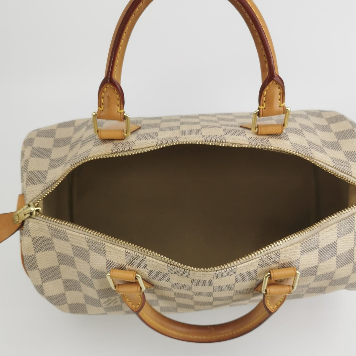 Preloved Louis Vuitton Speedy 30 Damier Canvas Boston Bag 23100478452403