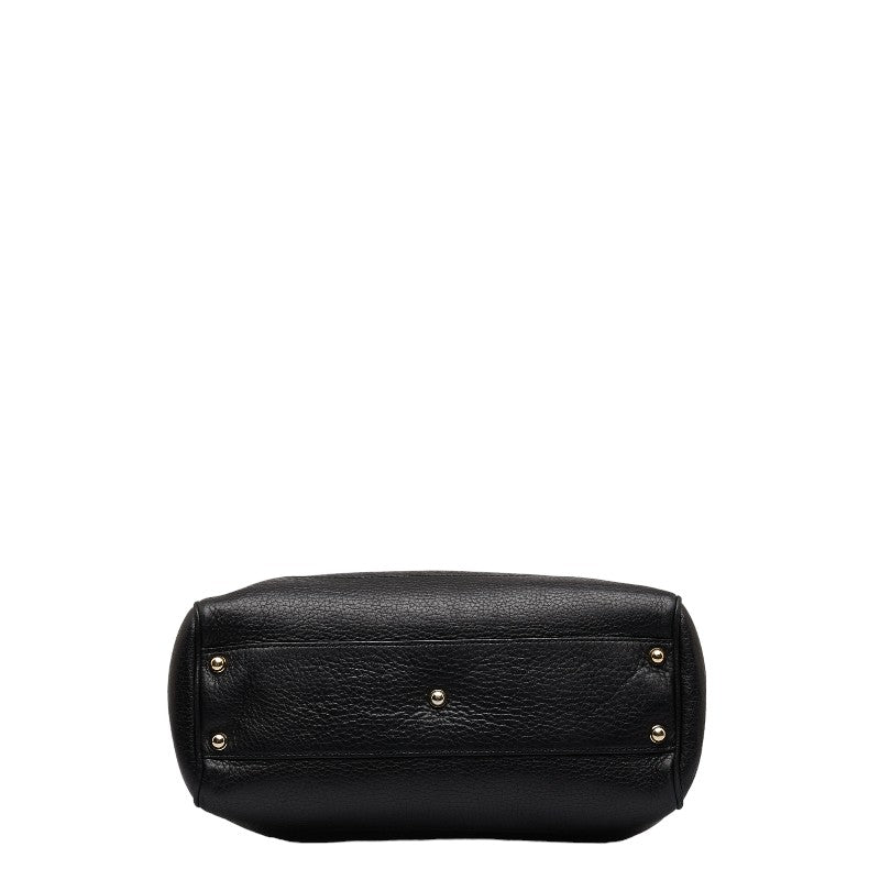 Gucci Bamboo Bag 308360 Black Leather Gucci