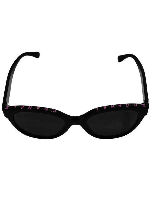 Eyewear Butterfly Acetate Sunglasses Black Chanel