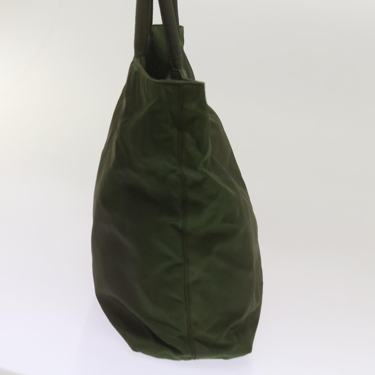 PRADA Tote Bag Nylon Khaki Auth 68625