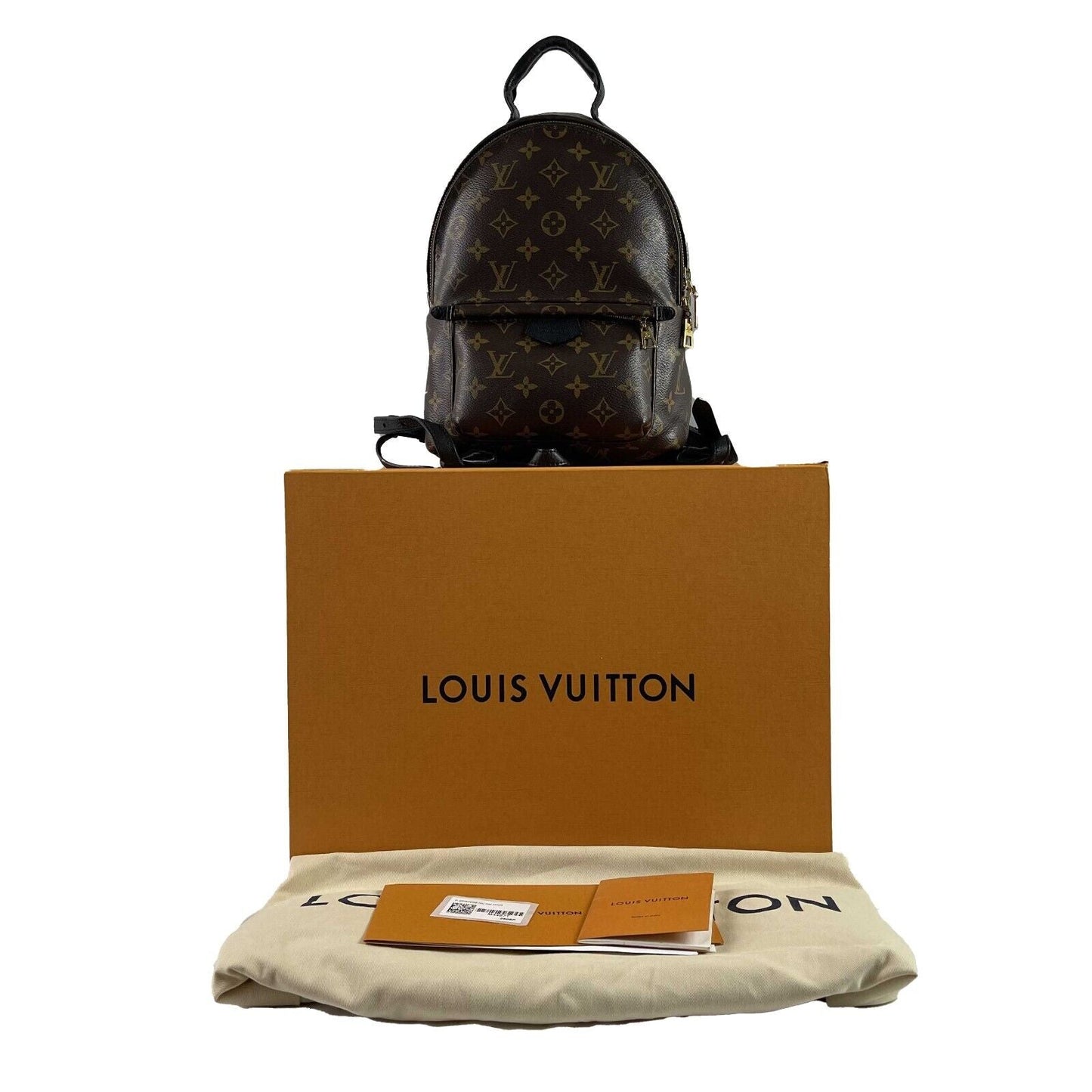 LOUIS VUITTON Monogram Canvas Palm Springs PM Brown Backpack