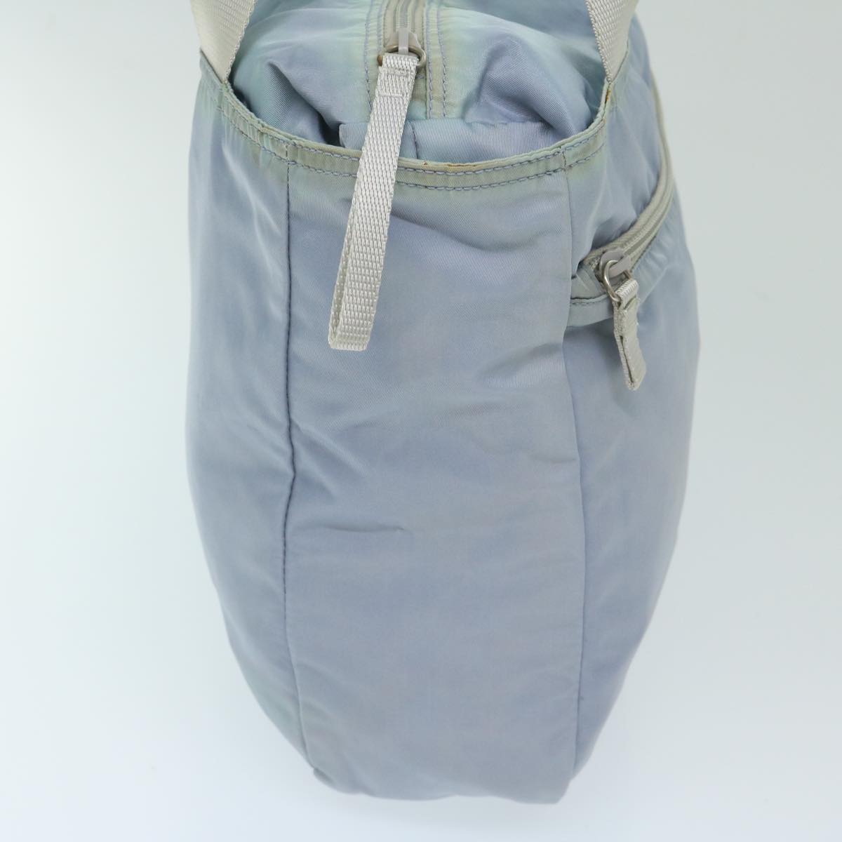 PRADA Tote Bag Nylon Light Blue Auth 69439