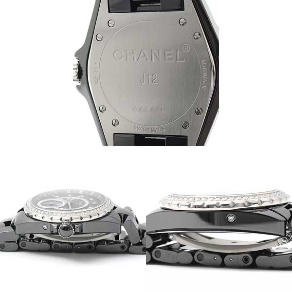 Chanel J12 H3407 Automatic Black Dial Watch
