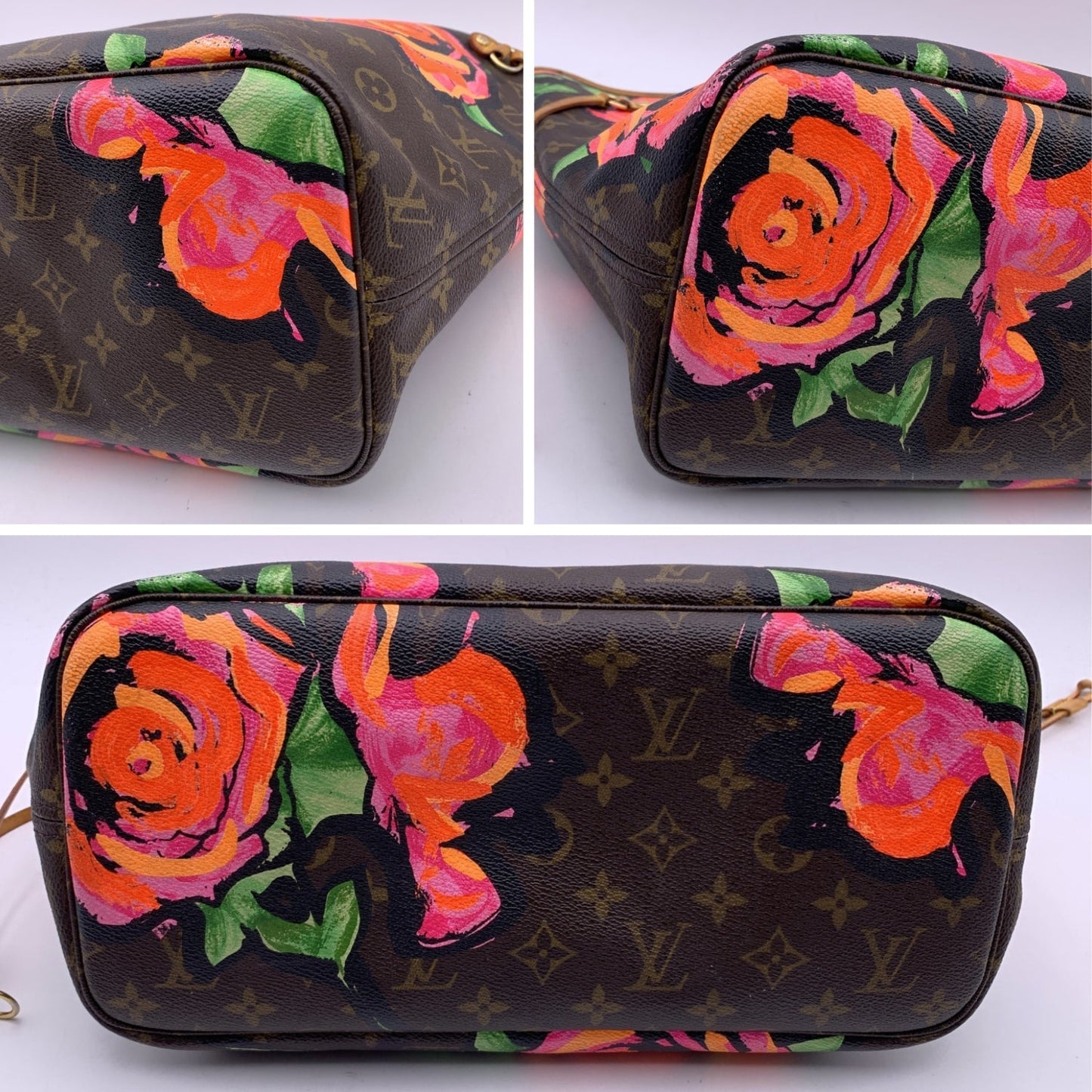 LOUIS VUITTON Limited Ed Sprouse Monogram Canvas Neverfull Mm