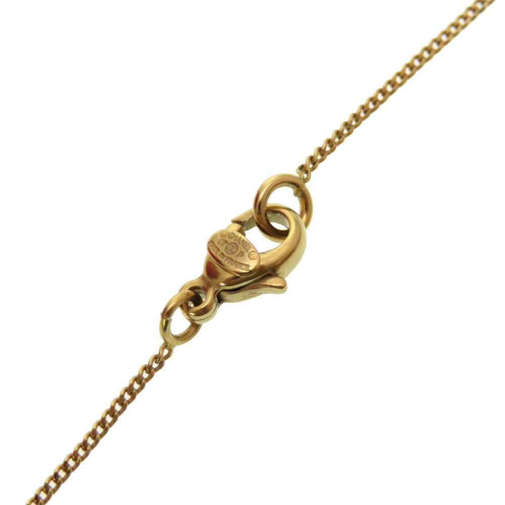 CHANEL Necklace metal white Rabbit COCO Mark
