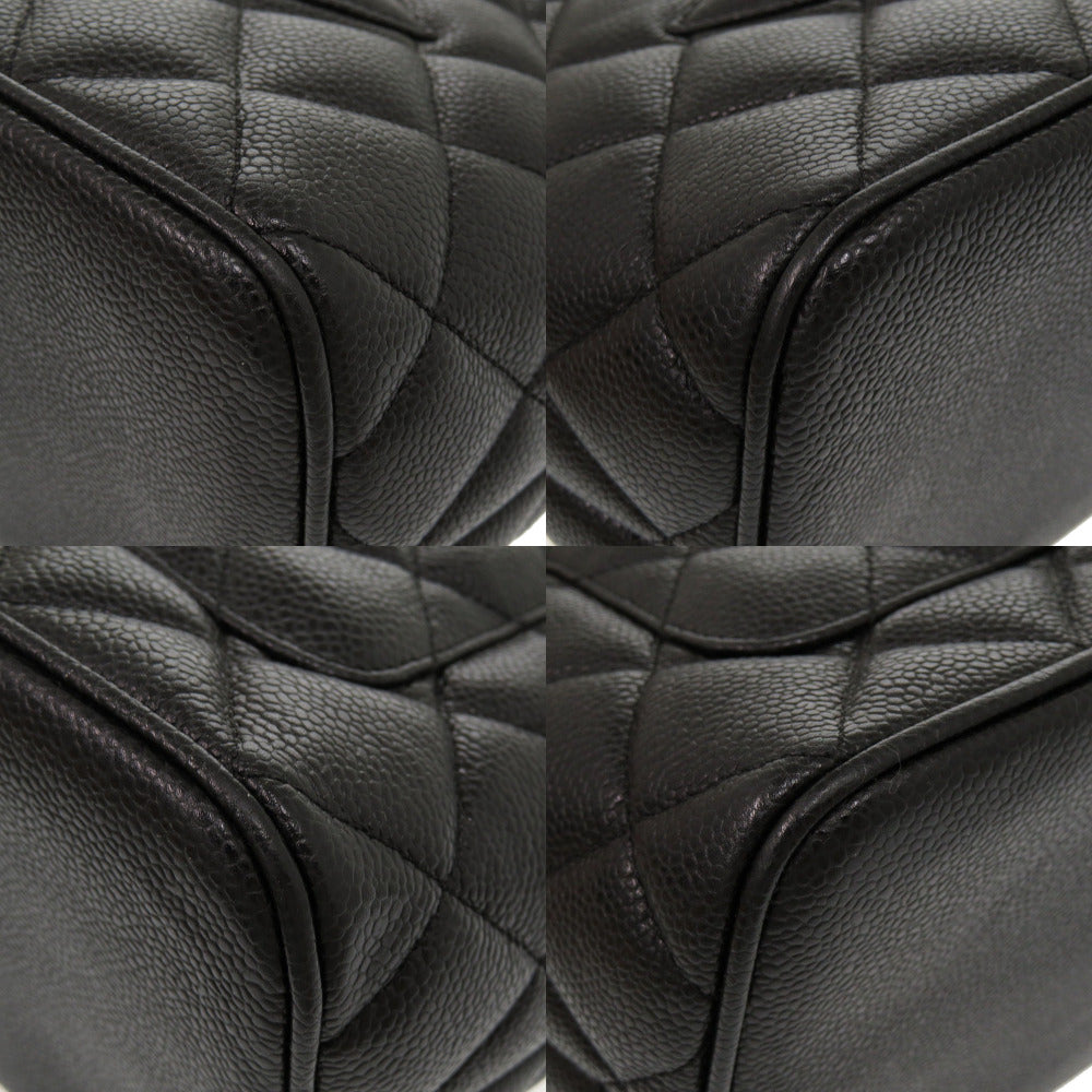 CHANEL Tote Bag Caviar skin black Replica Tote Women Used
