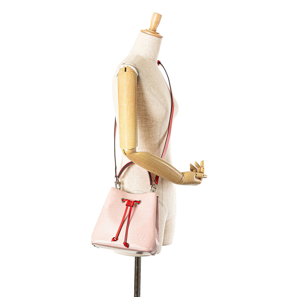 Pink Louis Vuitton Epi Neonoe BB Bucket Bag