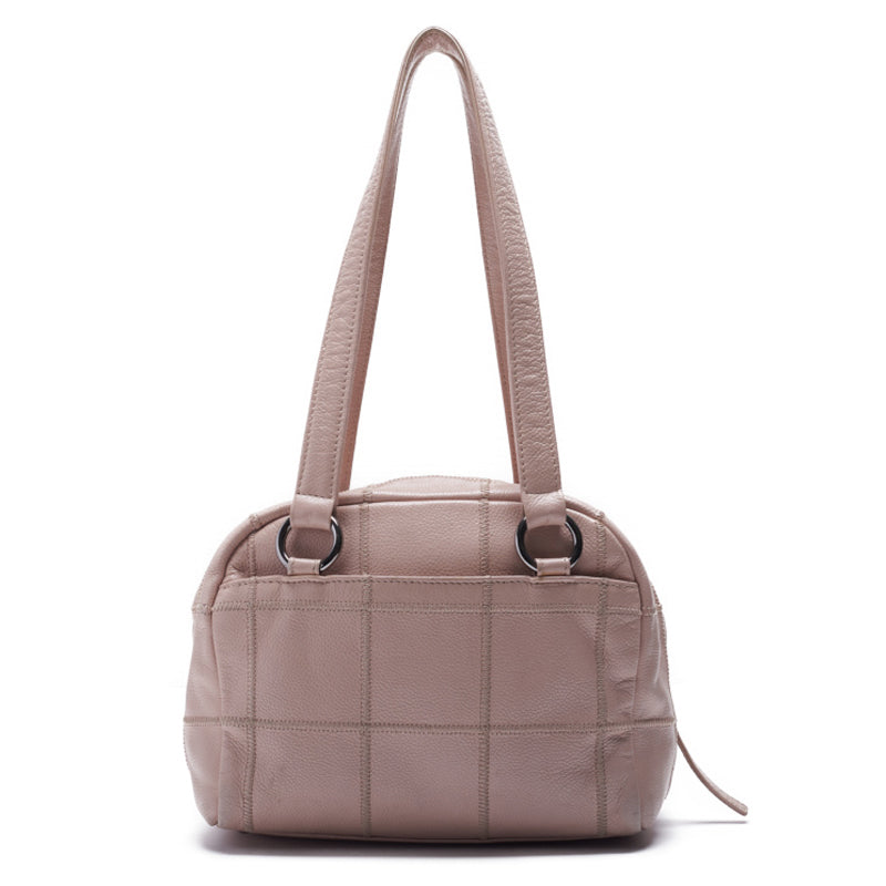 CHANEL Chocolate Bar Mini Boston Bag Handbag Caviar S Pink Beige (Silver G ) Handbag Ladies Handbag Ladies Online