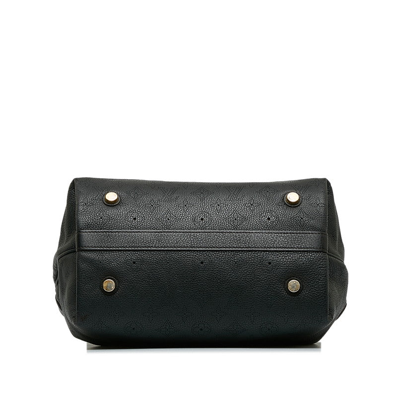 Louis Vuitton Monogram Makhina Seal PM Handbag M93465 Noir Black Leather Louis Vuitton