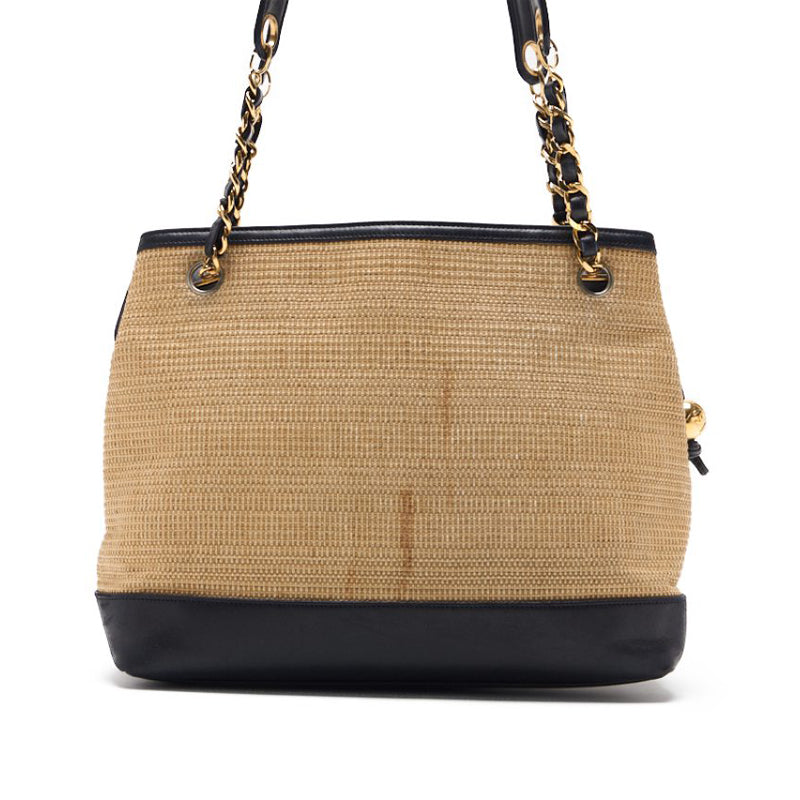 Chanel Coco Double Chain Shoulder Stroop Beige × Black Shoulder Bag Mini Shoulder Bag Ladies Bag Hybrid 【 Delivery】 Macao Bookstore Online