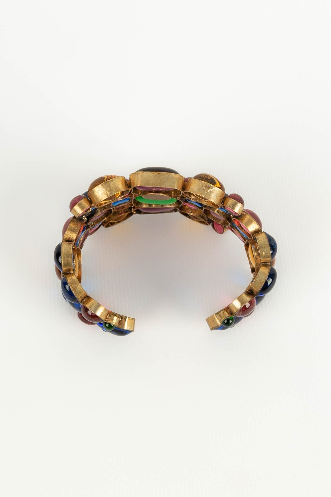 Bracelet en pâte de verre Chanel