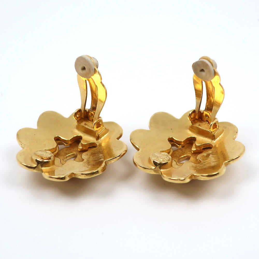 Chanel Chanel Flower Earring Coco Vintage G French made 1996 96P Flower 23.6g flour