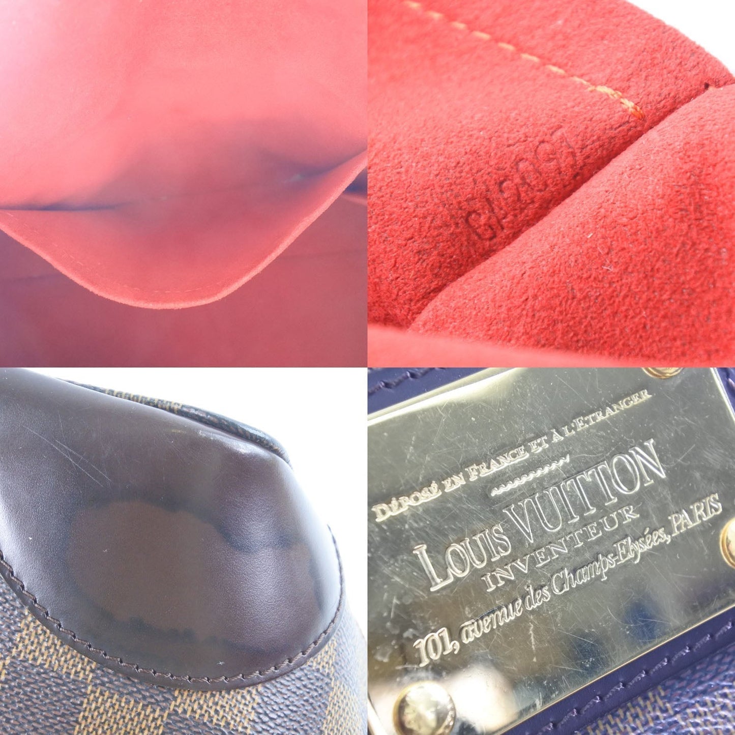 Louis Vuitton Brown Canvas Hampstead tote bag