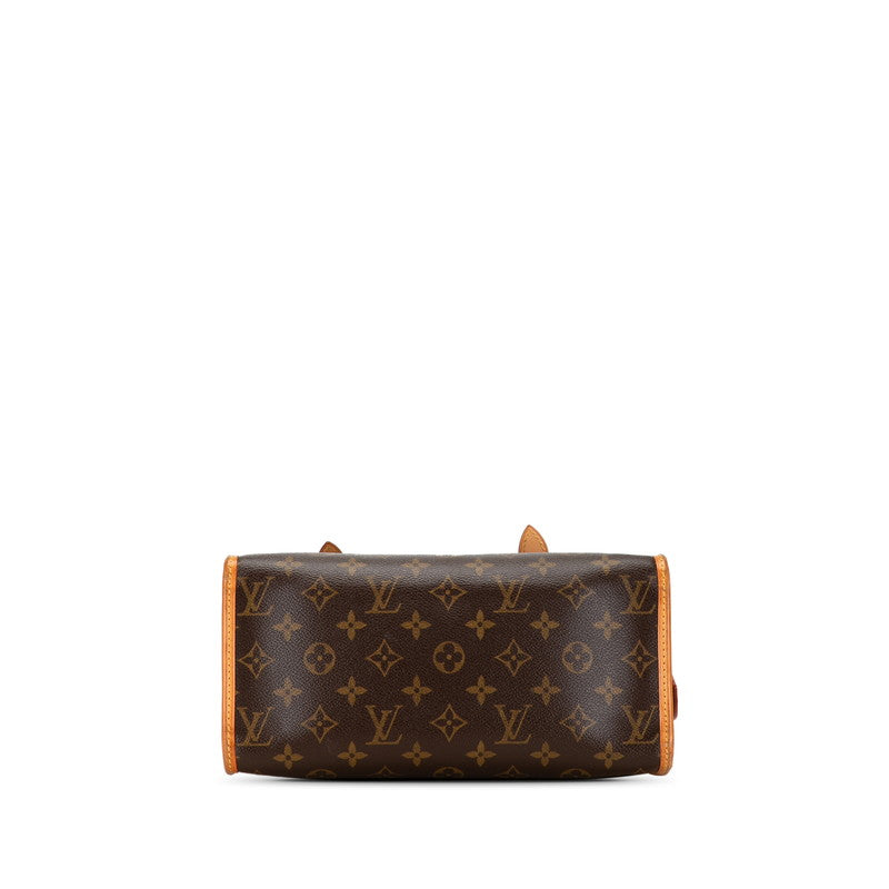 Louis Vuitton Monogram Popincourt Handbag M40007 Brown PVC Leather Louis Vuitton