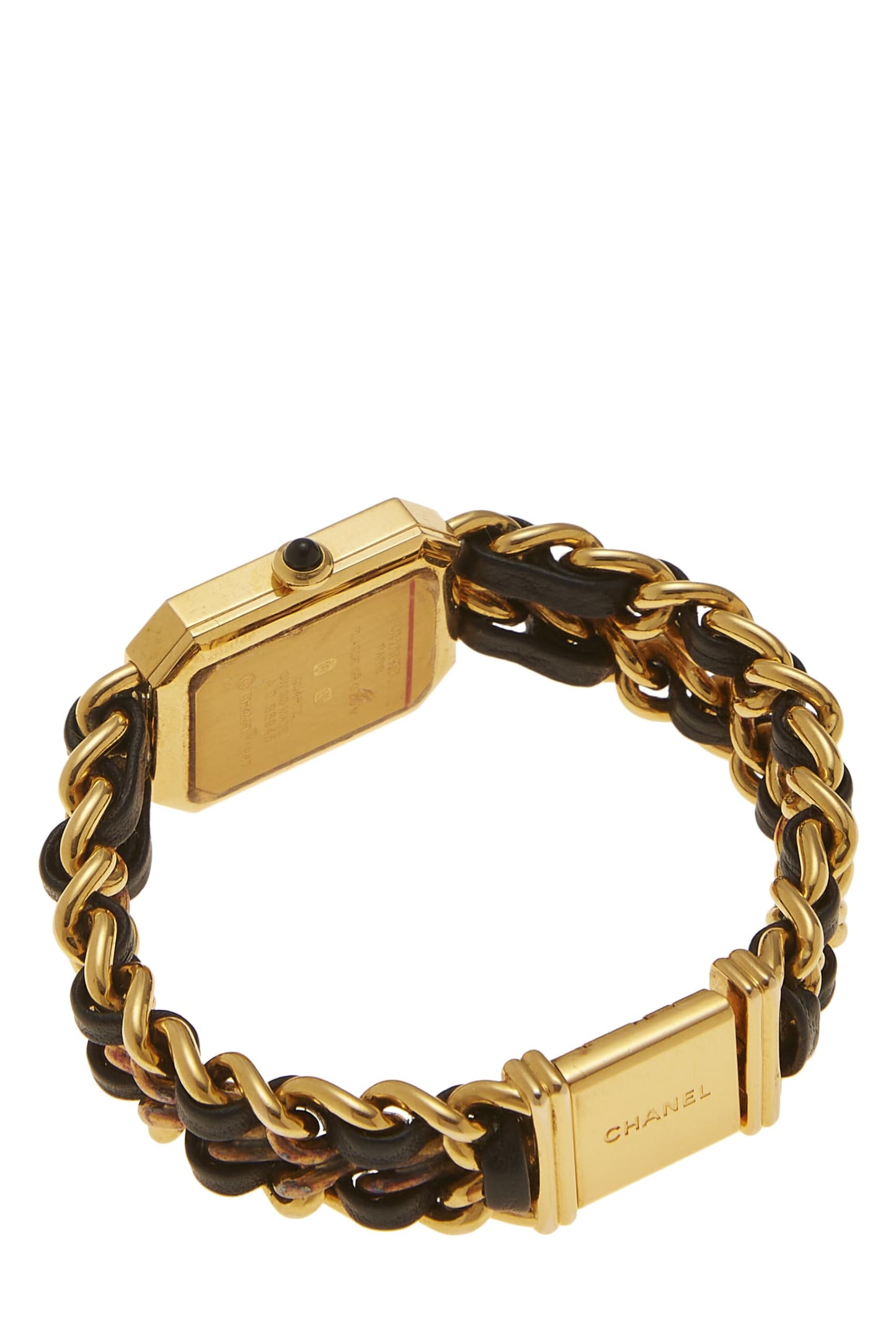Chanel, Black & Gold Premiere Watch Medium, Black