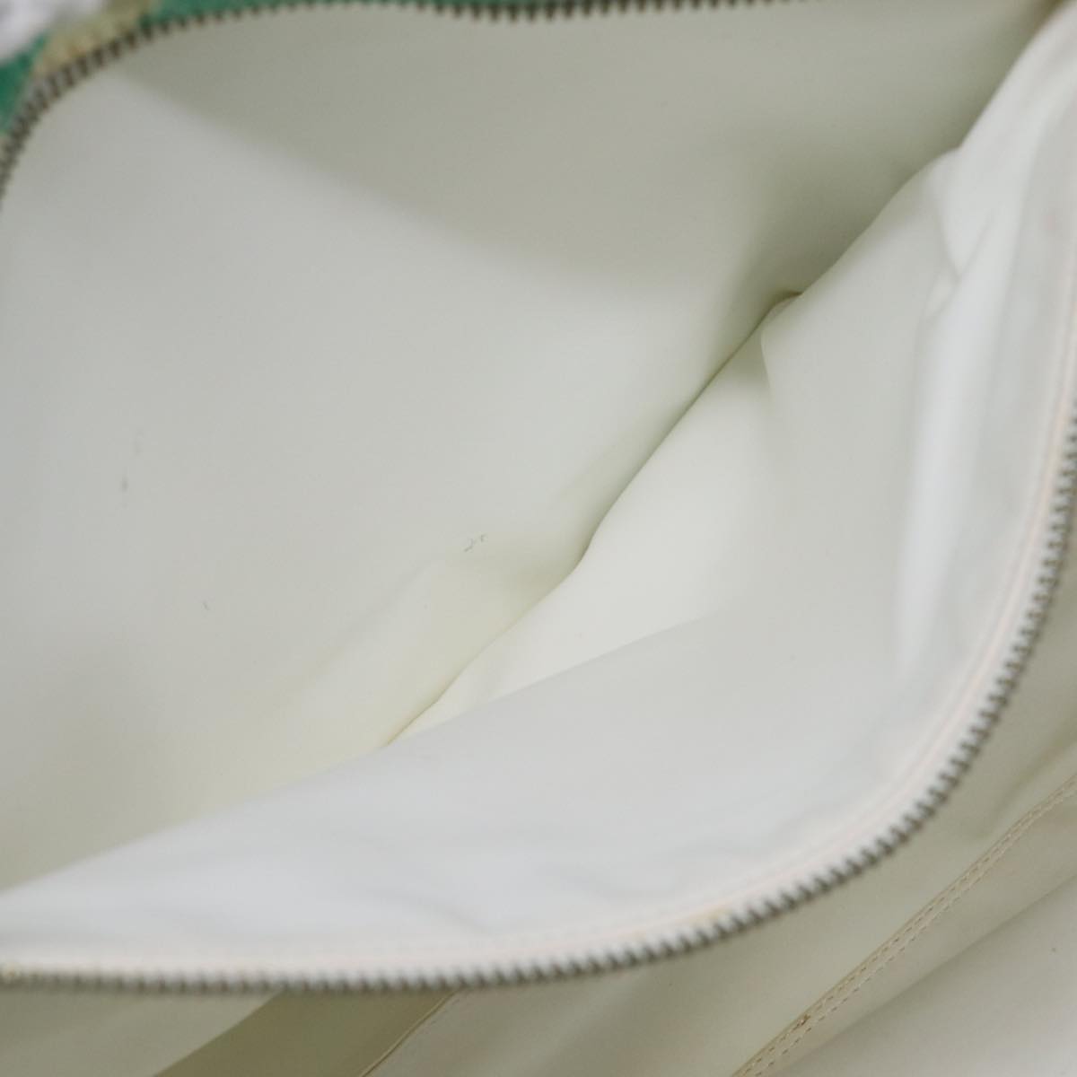 CHANEL Tote Bag Vinyl coating Green CC Auth 71032