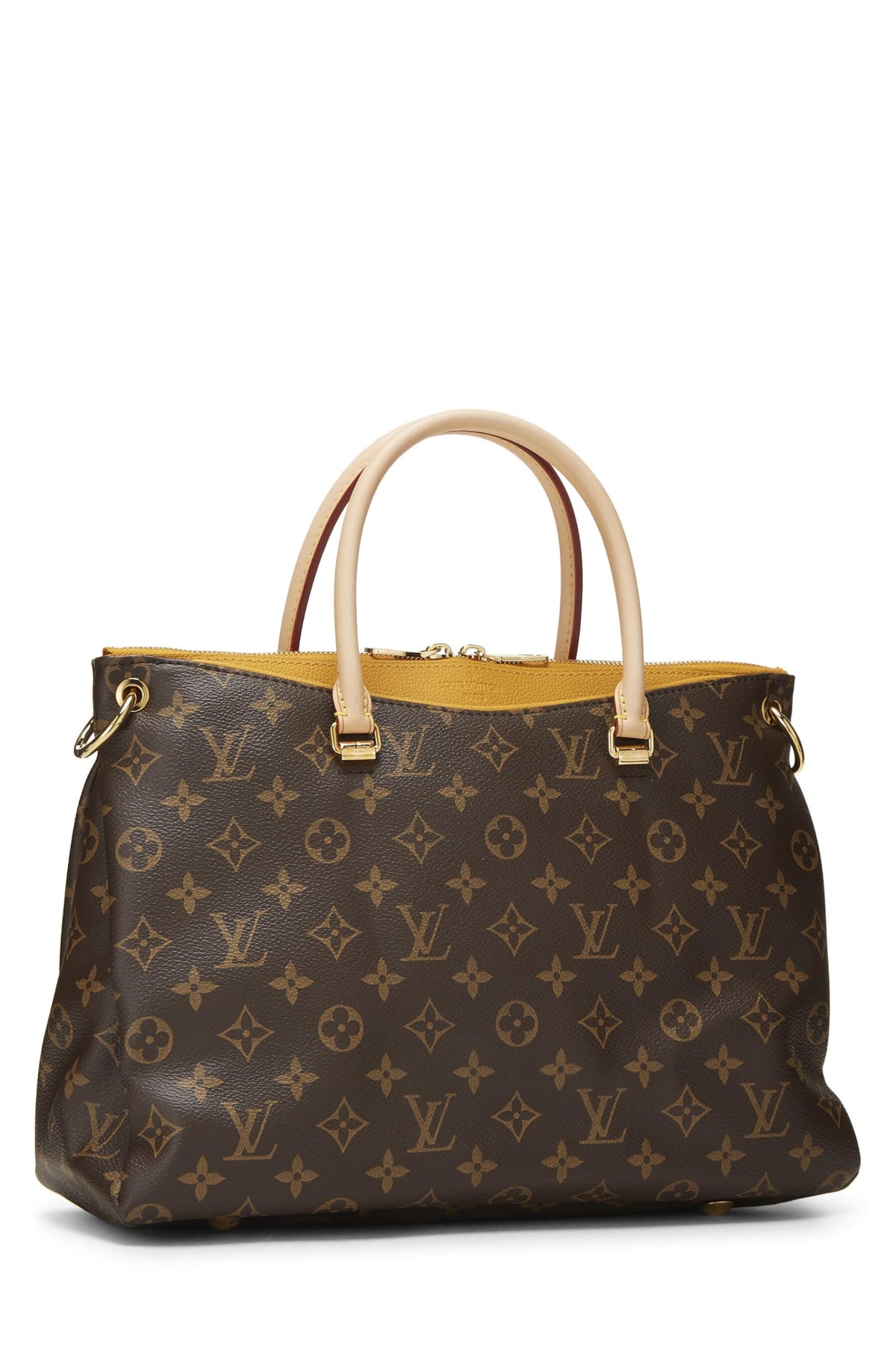 Louis Vuitton, Yellow Monogram Canvas Pallas, Yellow