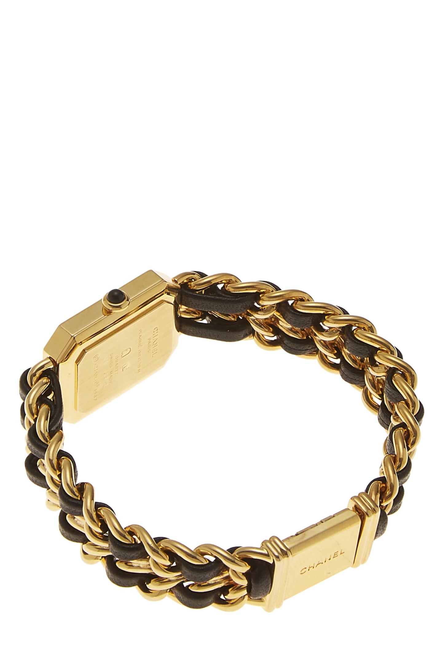 Chanel, Black & Gold Premiere Watch Large, Black