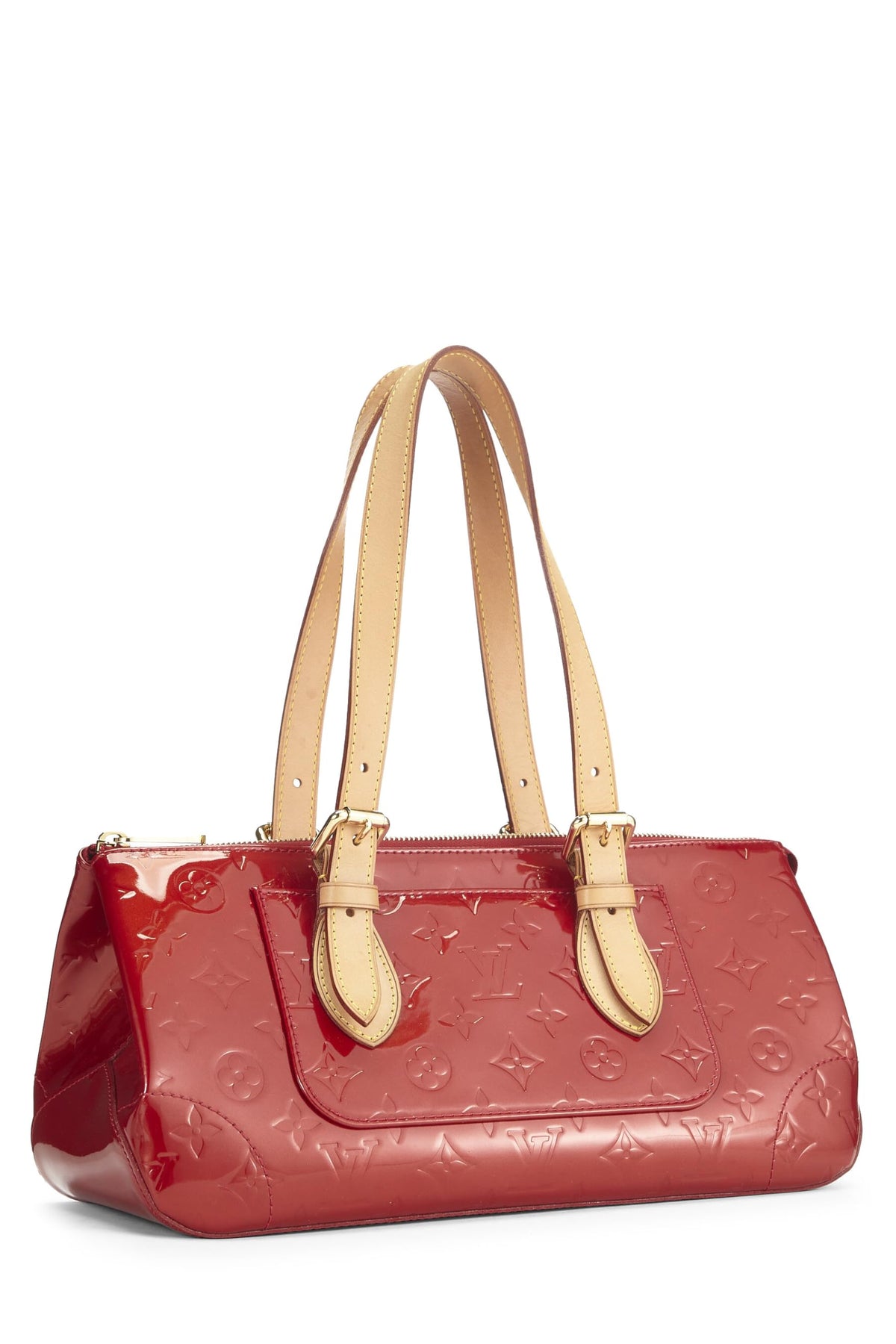 Louis Vuitton, Pomme D'amour Monogram Vernis Rosewood Avenue, Red