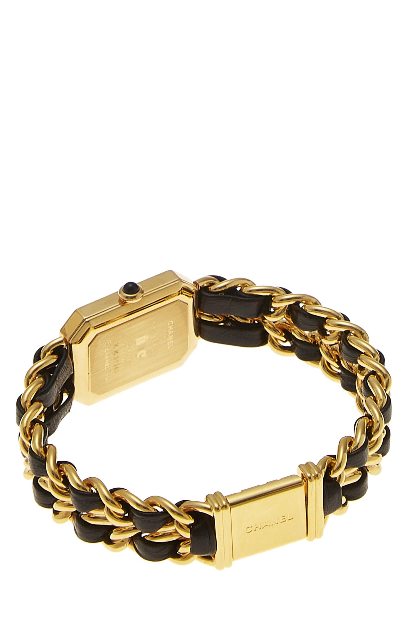 Chanel, Black & Gold Premiere Watch Large, Black