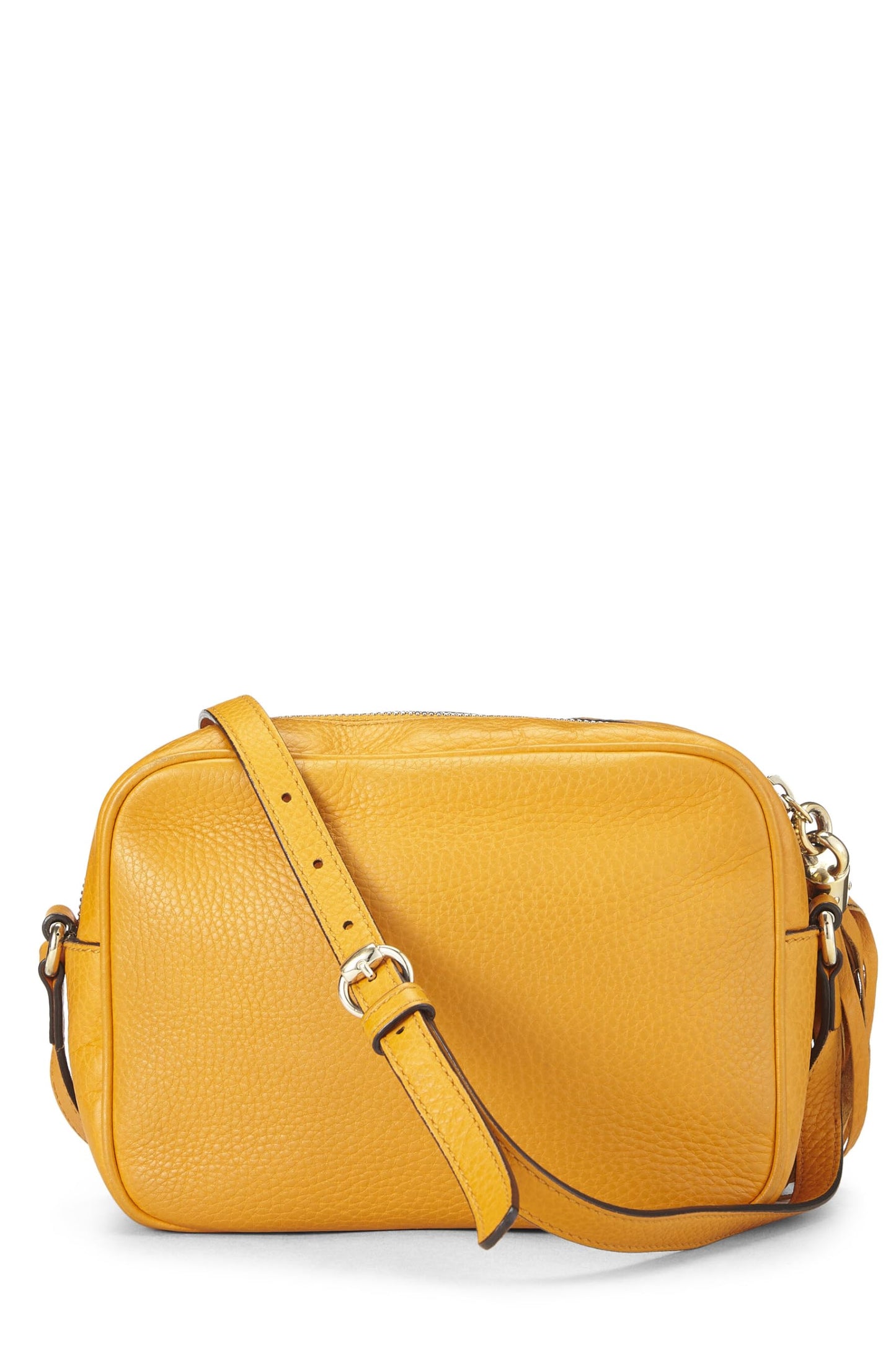 Gucci, Orange Grained Leather Soho Disco, Orange