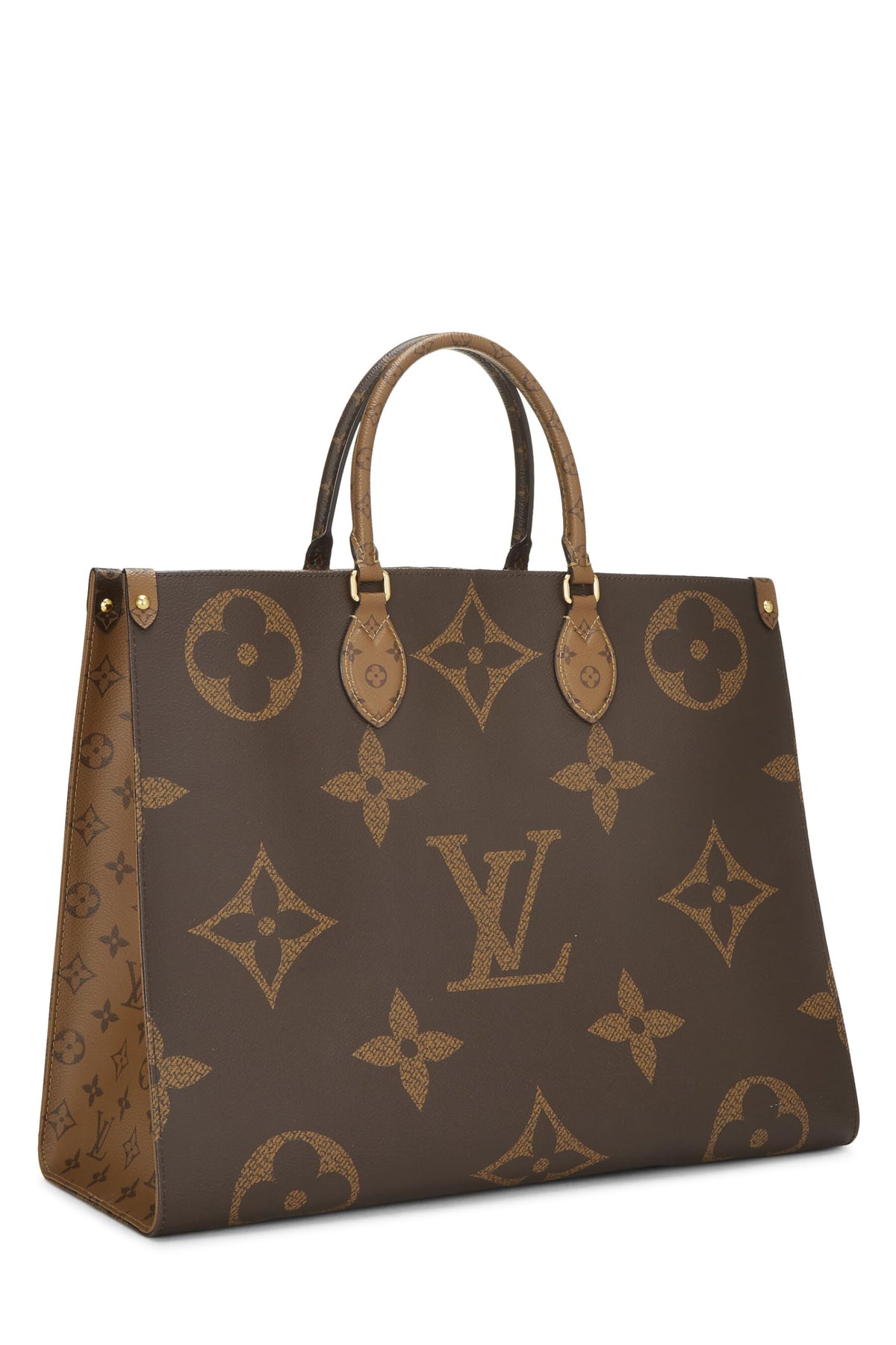 Louis Vuitton, Monogram Reversed Giant On The Go GM, Brown