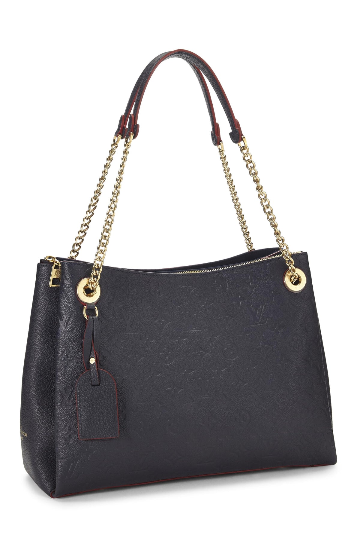 Louis Vuitton, Blue Infini Monogram Empreinte Surene MM, Navy