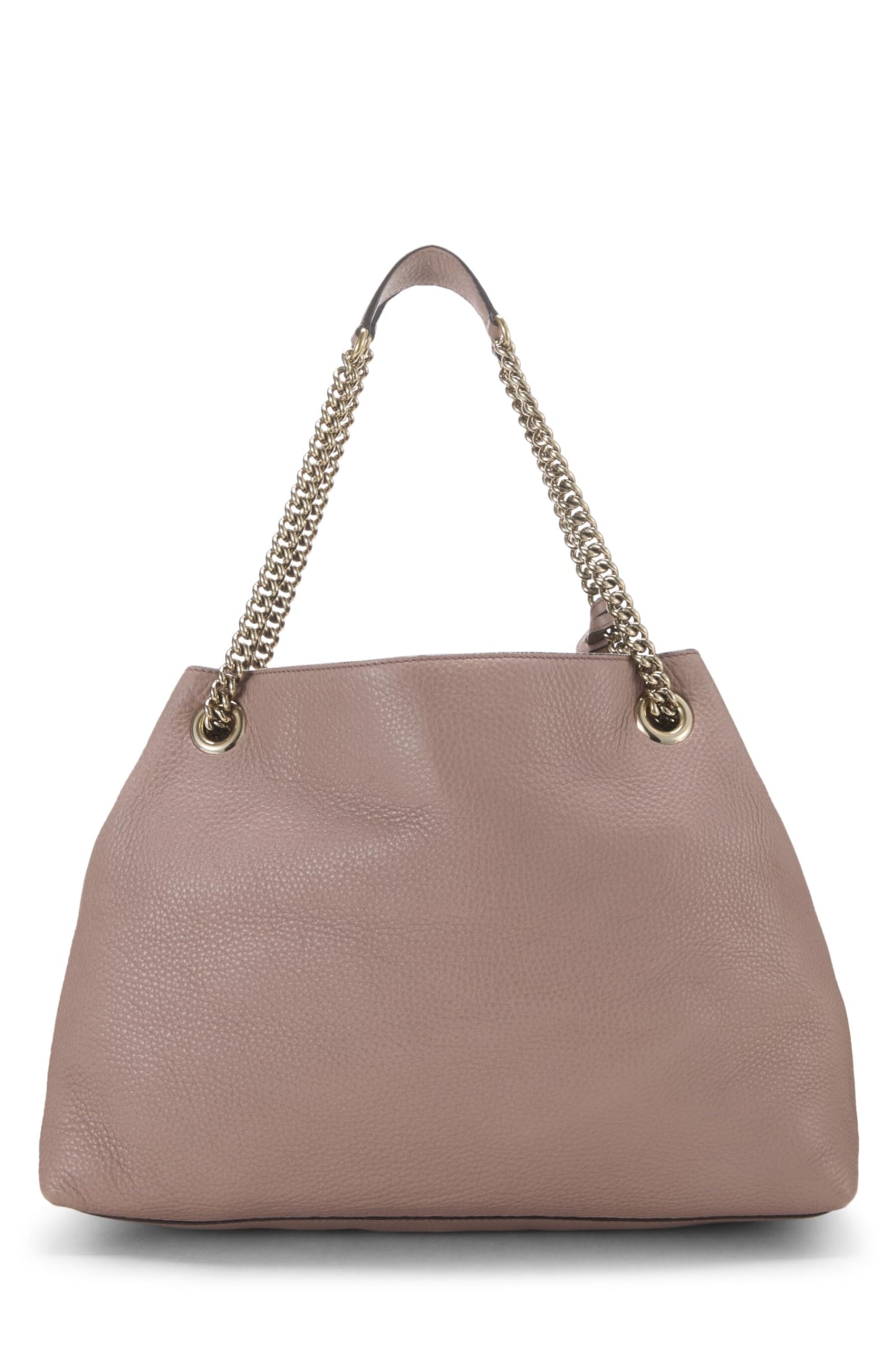 Gucci, Pink Leather Soho Chain Tote, Pink