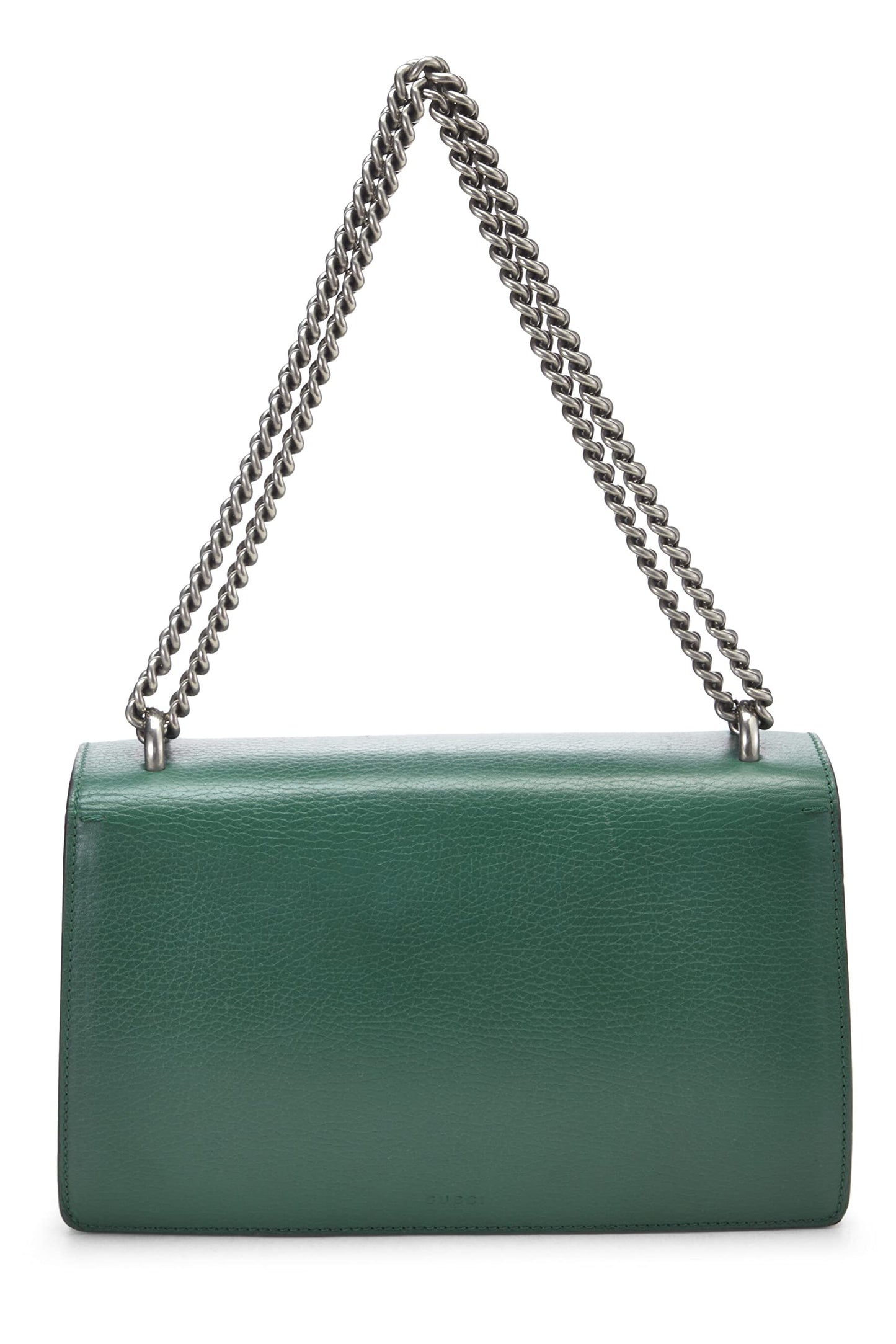 Gucci, Green Leather Dionysus Shoulder Bag Small, Green