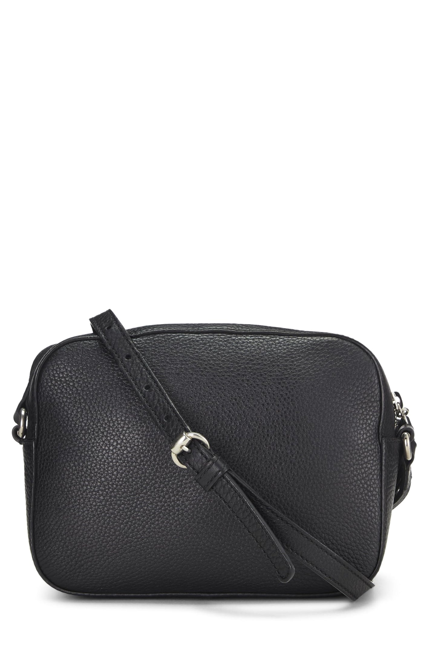 Gucci, Black Grained Leather Studded Soho Disco, Black